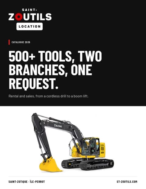 Cover of the St-Zoutils 2026 catalogue