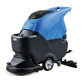 20" walk-behind scrubber with battery and charger