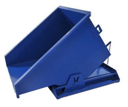 Steel dump hopper, 1 cu. yd
