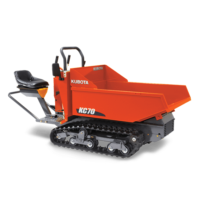 Tracked powered wheelbarrow