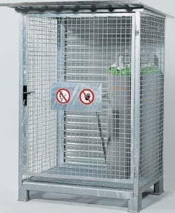 Propane tank safety cage