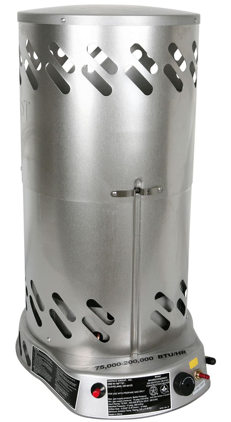 Radiant heater (propane) 200,000 BTU/h
