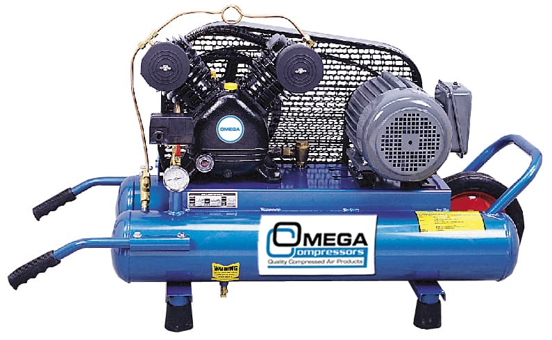 Air compressor 110 V, 3/8, wheeled, 2-cylinder