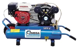 Air compressor 8.5 HP, 10 gal., gas, 3/8, wheeled