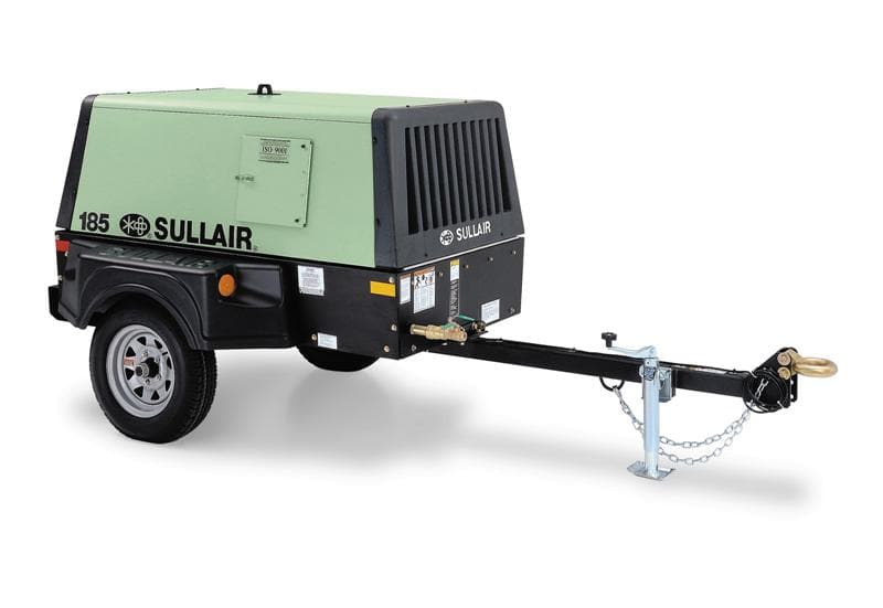 Towable air compressor 185 CFM (diesel)
