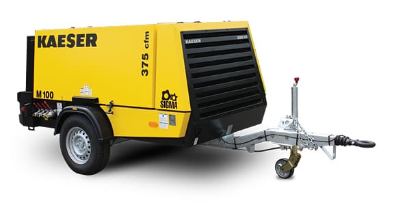 Towable air compressor 375 CFM (diesel)