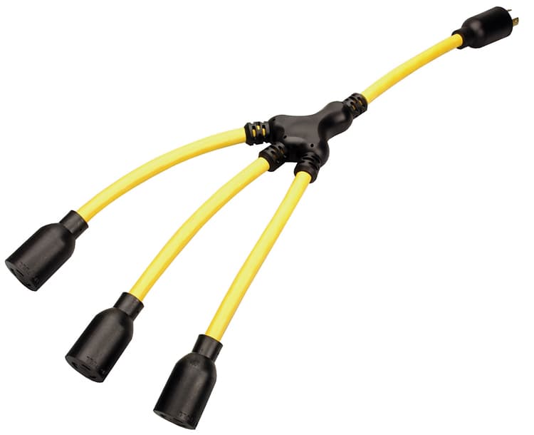 "W" twist-lock connector, 30 A / 110 V
