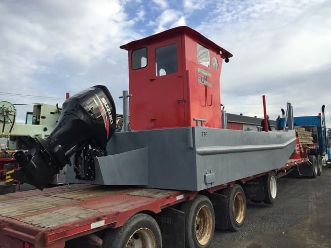 Specialized watercraft for marine job sites
