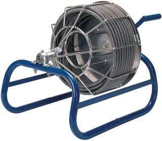 Manual drain auger, ½" x 50 ft (blue)