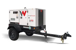 Towable generator, 20 kW / 25 kVA