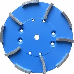 10" grinding wheel, medium surface, 20 segments