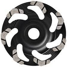 Meule diamant boisseau 5" pour beton & colle a ceramique