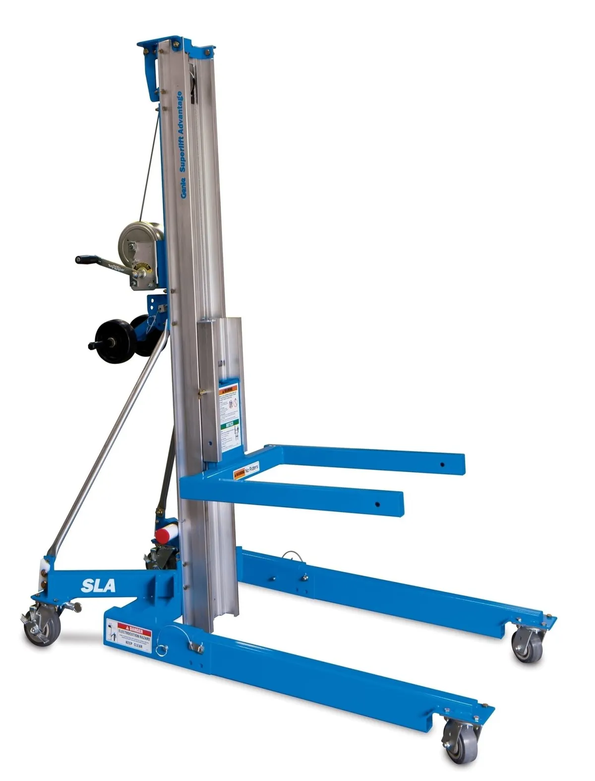 Manual fork hoist, 750 lb (20 ft)