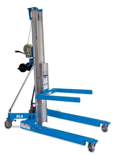 Manual fork hoist, 750 lb (20 ft)