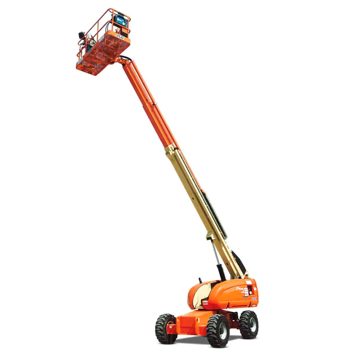 Telescopic boom lift, 60 ft, 4 x 4