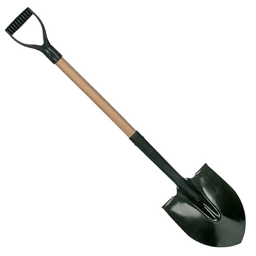 Round or square shovel