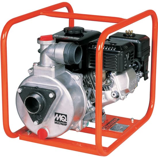Trash and clear-water pump, 2", gas