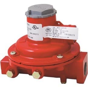 LP regulator, high pressure