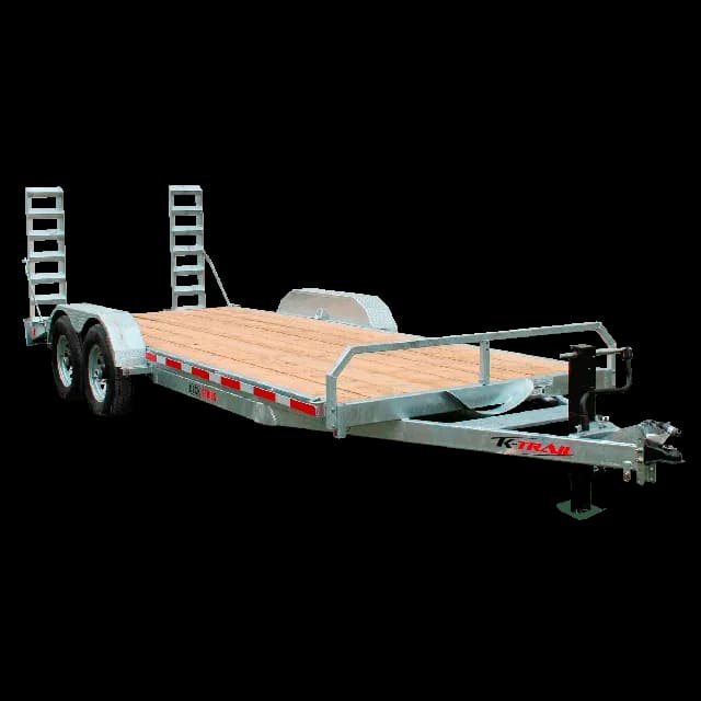 REMORQUES "FLATBED" - 7x17 - avec utilitaire rampe