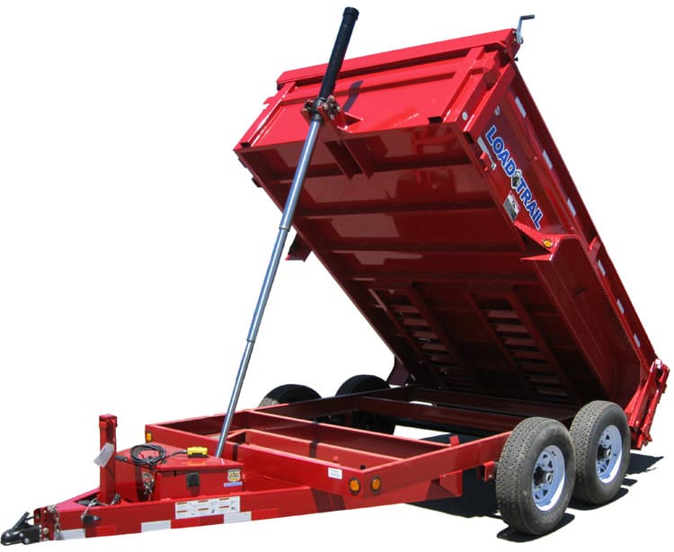 Electric dump trailer