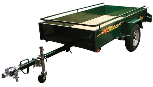 Double trailer with sides