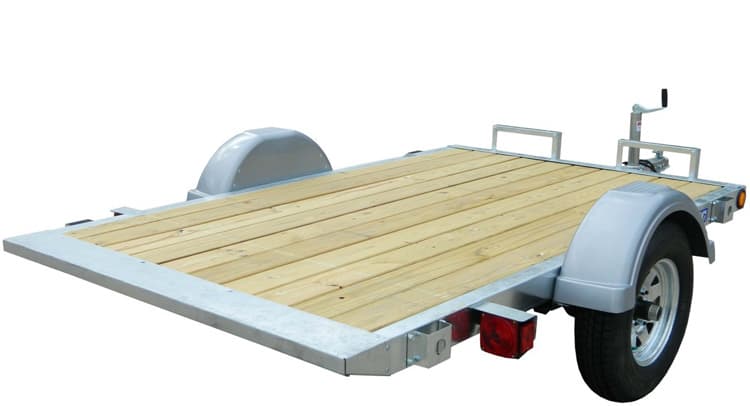Single trailer, no sides