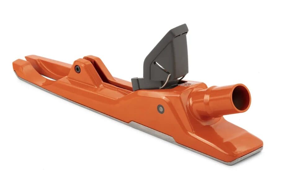 Dust extraction system for 14" electric concrete saw