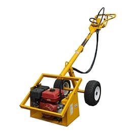 Towable one-man auger