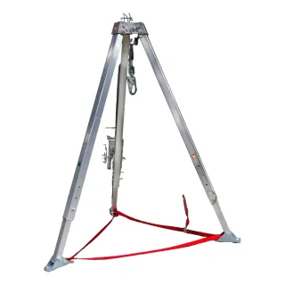 Xtirpa IN-8017 aluminium tripod, legs tied by a red strap