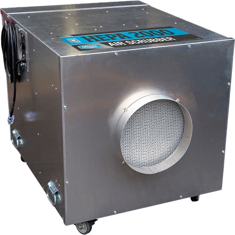 HEPA negative-pressure air scrubber