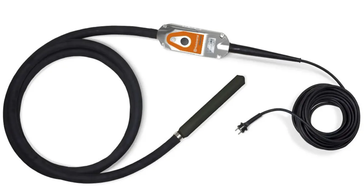 High-frequency vibrator 115 V, 16-1/2 ft shaft & 1.9" head