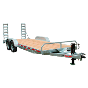 image de remorque flatbed 7x17