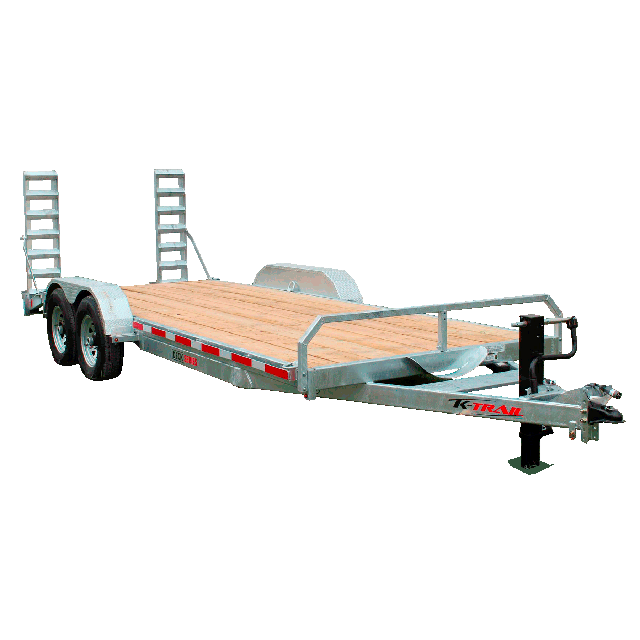image de remorque flatbed 7x17